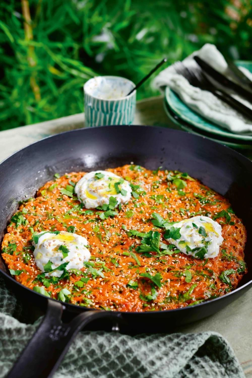 Omelet met wortels (keto)