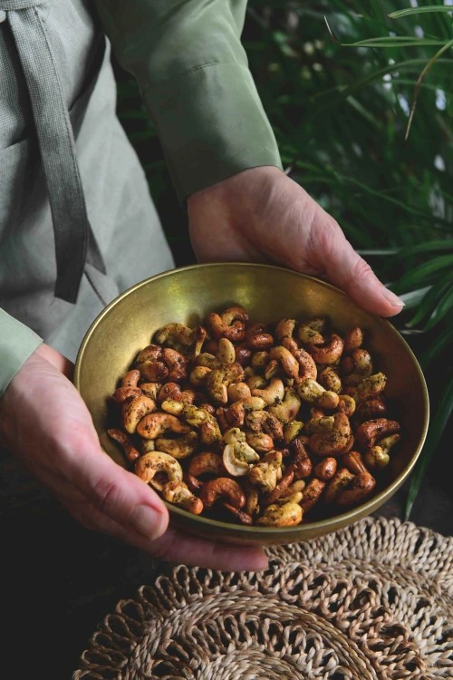Gekruide cashewnoten